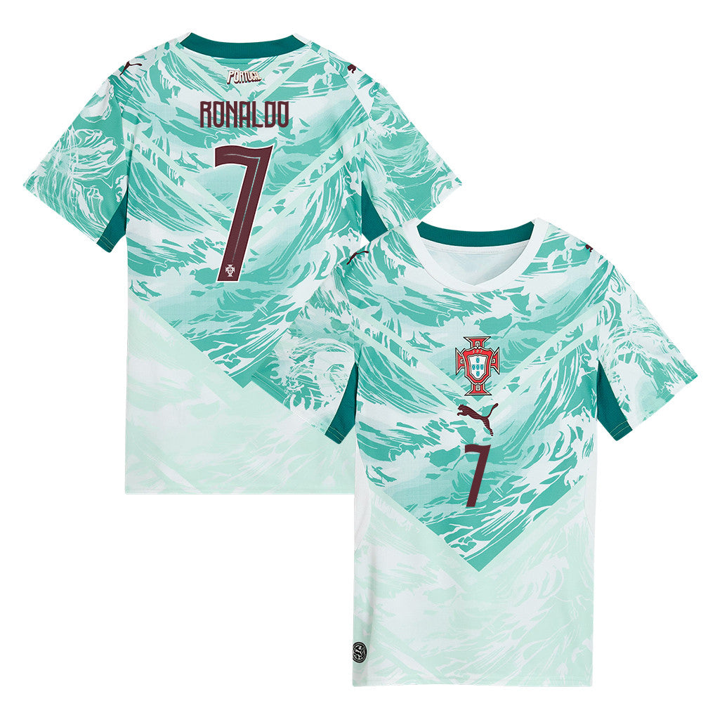 Cristiano Ronaldo 7 Portugal National Team 2026 Women's Away Jersey - White