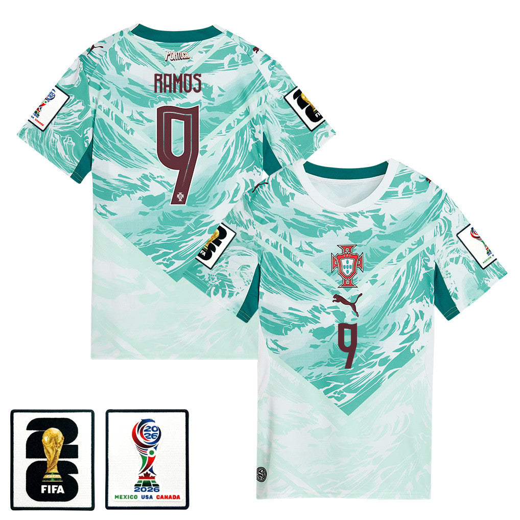 Gonçalo Ramos 9 Portugal National Team 2026 Women's Away Jersey - White