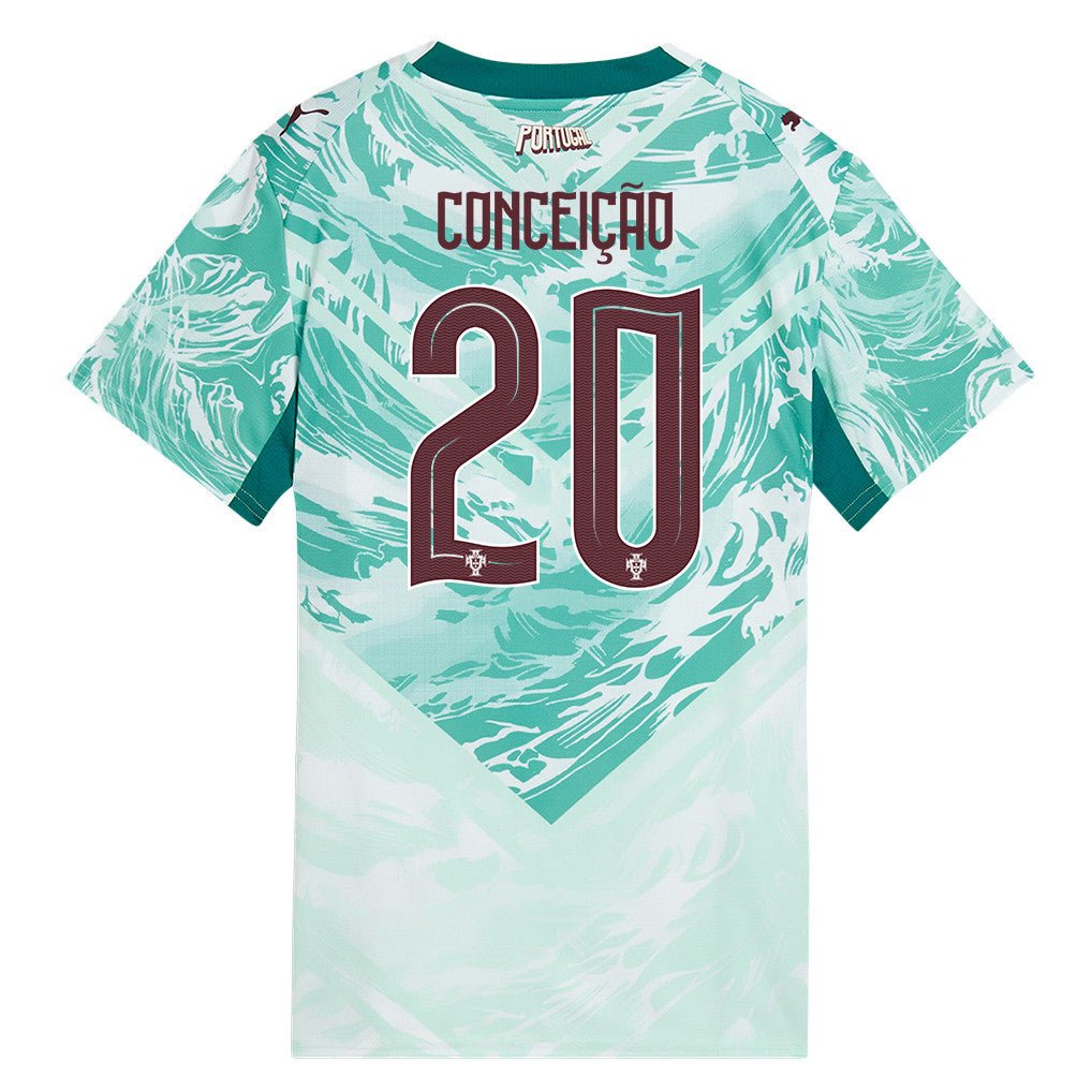 Francisco Conceição 20 Portugal National Team 2026 Women's Away Jersey - White