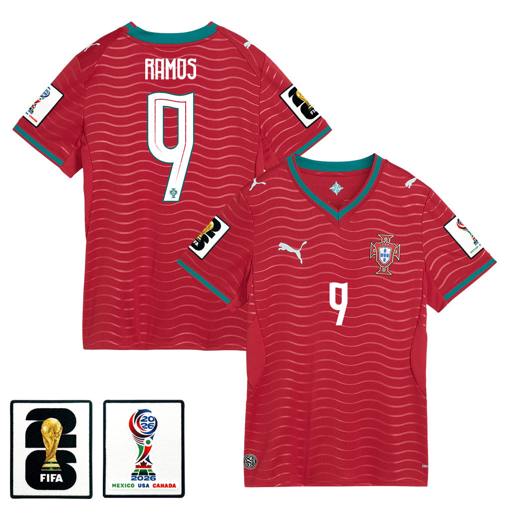 Gonçalo Ramos 9 Women's Portugal National Team 2026 Home Jersey - Red