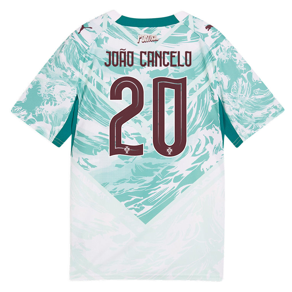 João Cancelo 20 Youth Portugal National Team 2026 Away Jersey - White