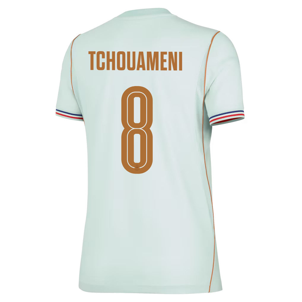 Aurélien Tchouaméni 8 France National Team 2026 Women's Away Jersey - Green