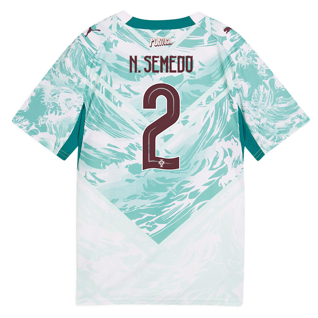 Nélson Semedo 2 Youth Portugal National Team 2026 Away Jersey - White