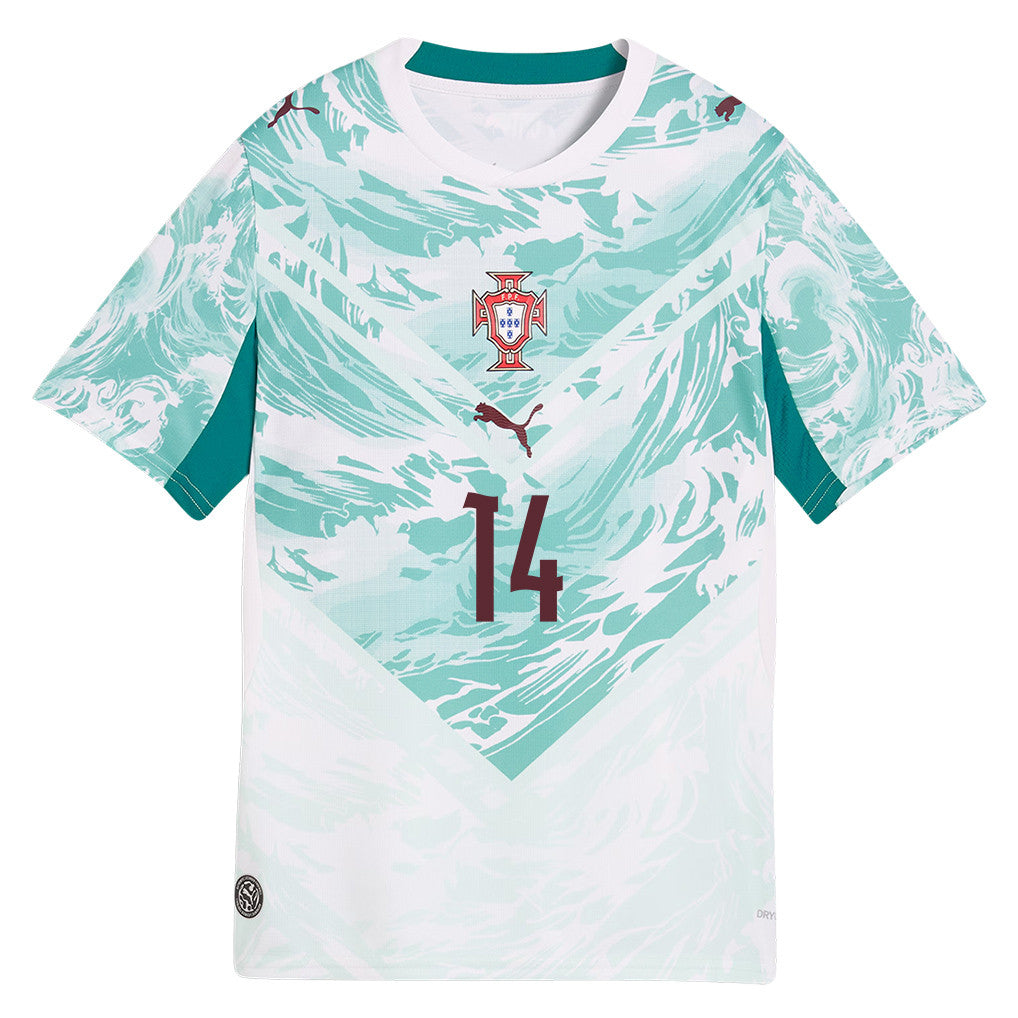 Gonçalo Inácio 14 Youth Portugal National Team 2026 Away Jersey - White