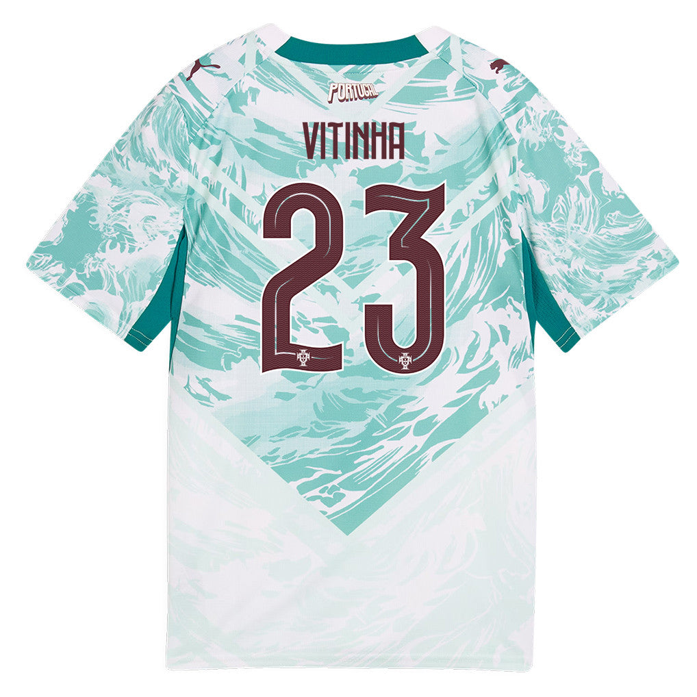 Vitinha 23 Youth Portugal National Team 2026 Away Jersey - White