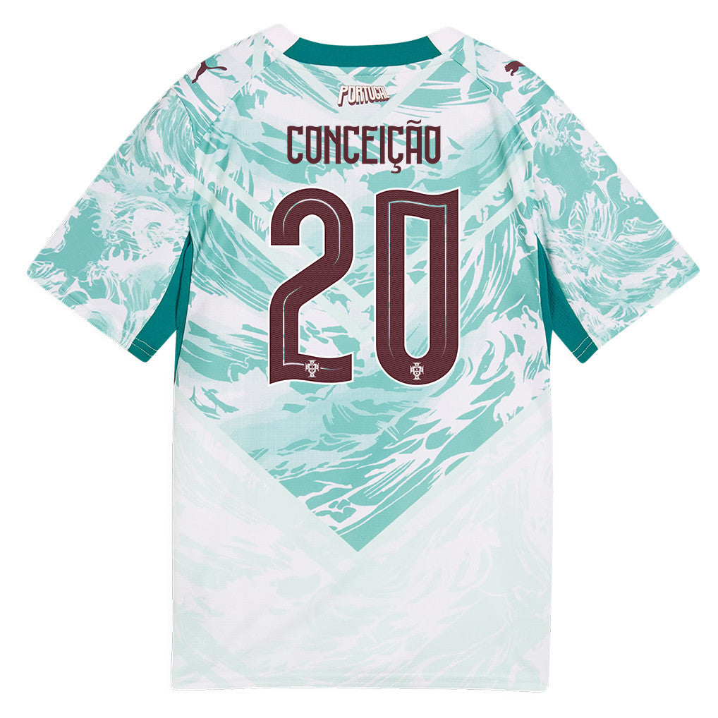 Francisco Conceição 20 Youth Portugal National Team 2026 Away Jersey - White