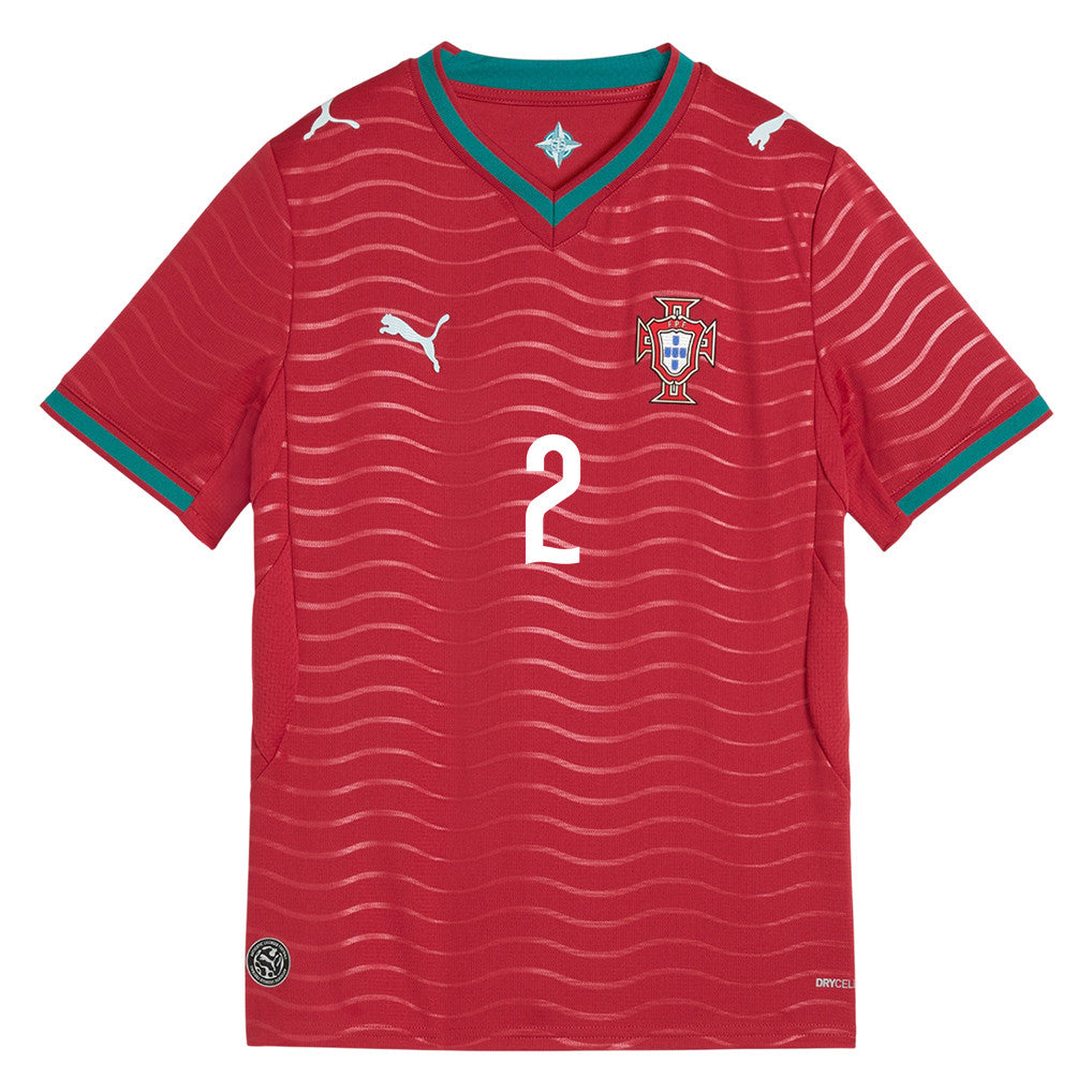 Nélson Semedo 2 Youth Portugal National Team 2026 Home Jersey - Red
