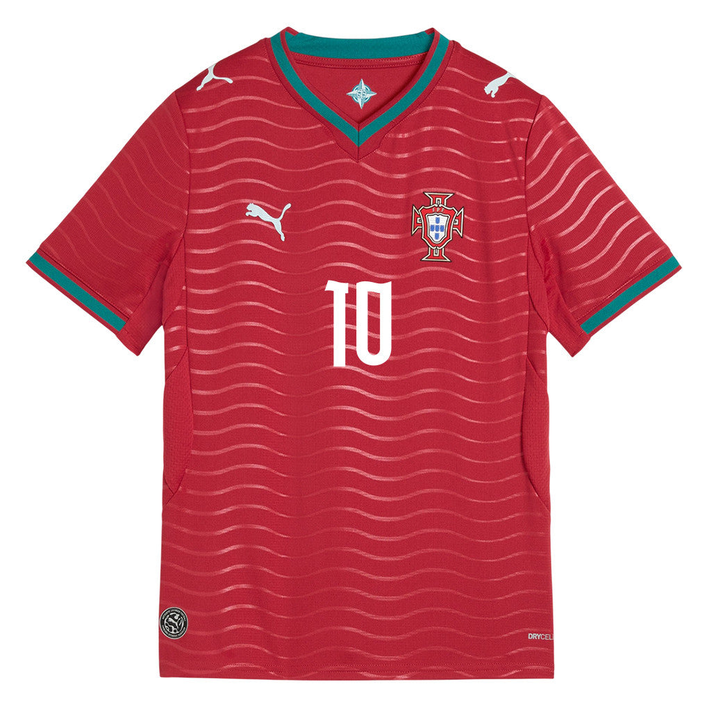 Bernardo Silva 10 Youth Portugal National Team 2026 Home Jersey - Red