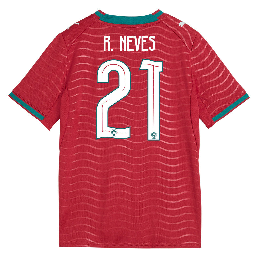 Rúben Neves 21 Youth Portugal National Team 2026 Home Jersey - Red