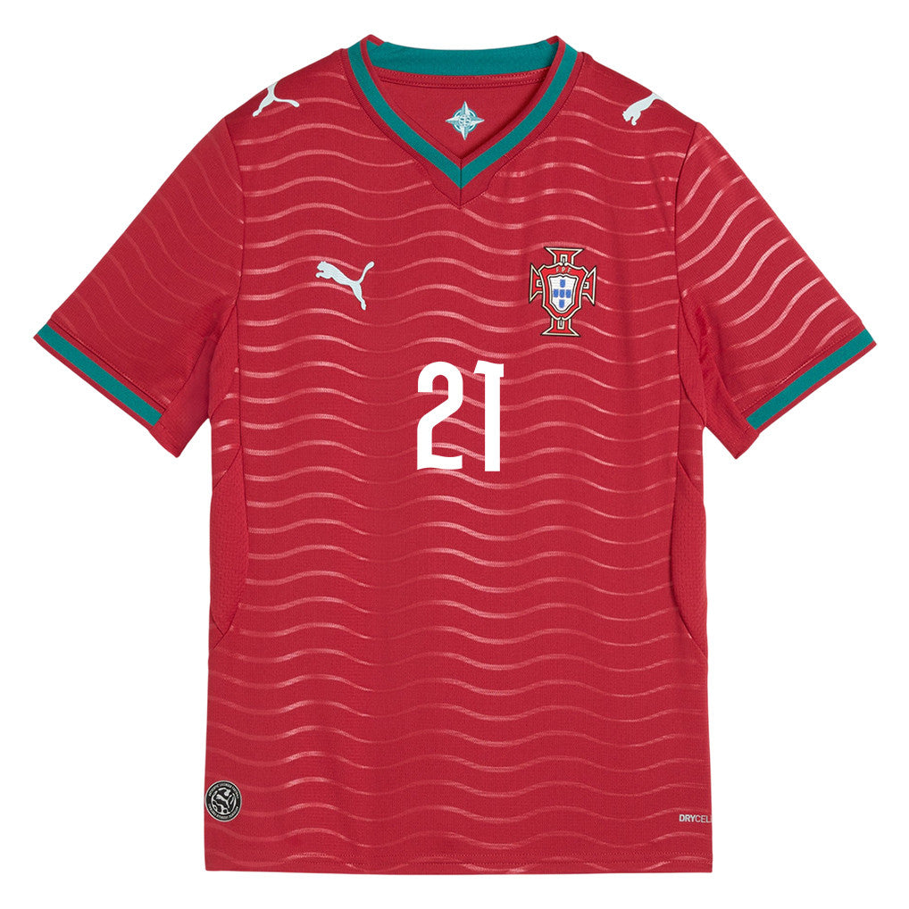 Rúben Neves 21 Youth Portugal National Team 2026 Home Jersey - Red