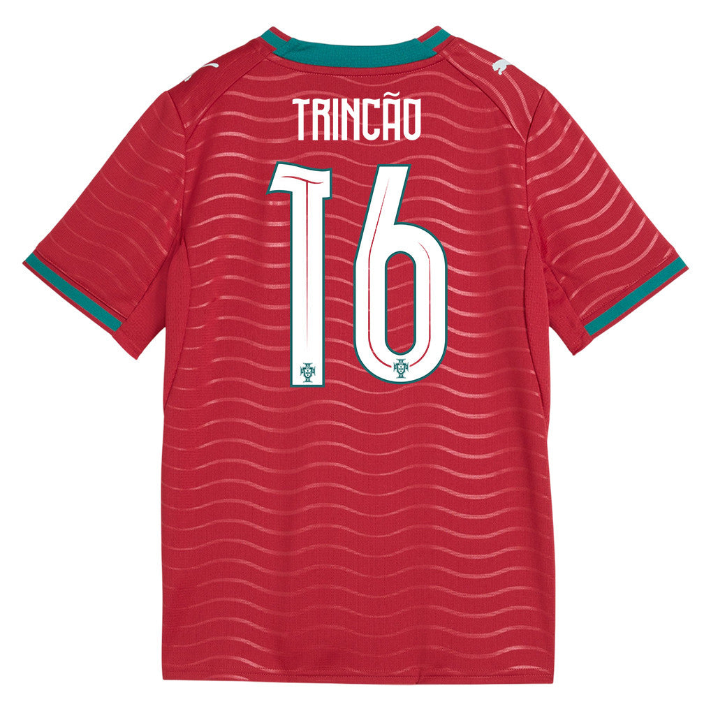 Francisco Trincão 16 Youth Portugal National Team 2026 Home Jersey - Red