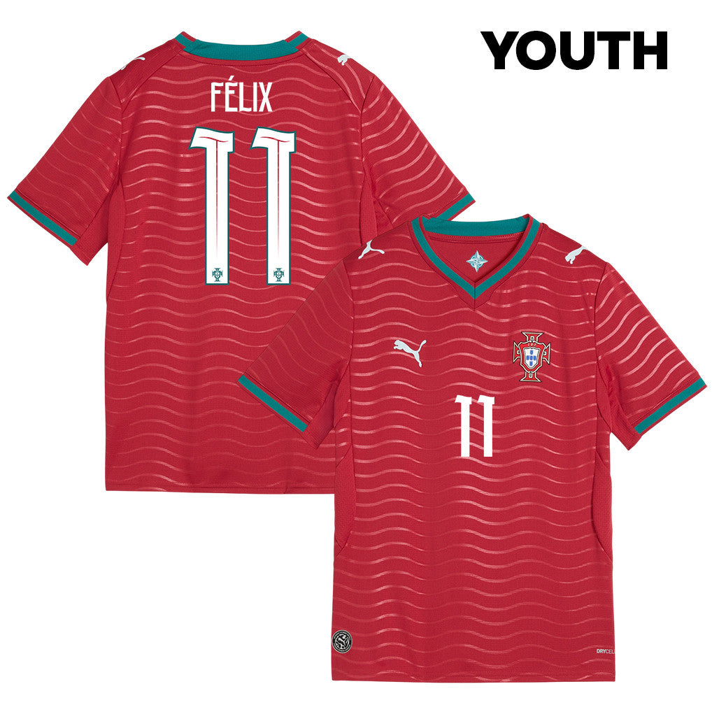 João Félix 11 Youth Portugal National Team 2026 Home Jersey - Red