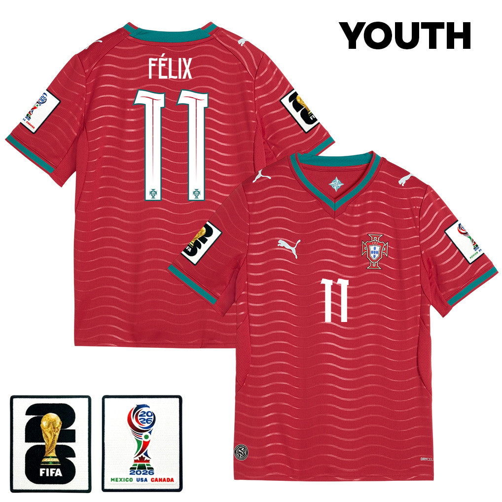 João Félix 11 Youth Portugal National Team 2026 Home Jersey - Red
