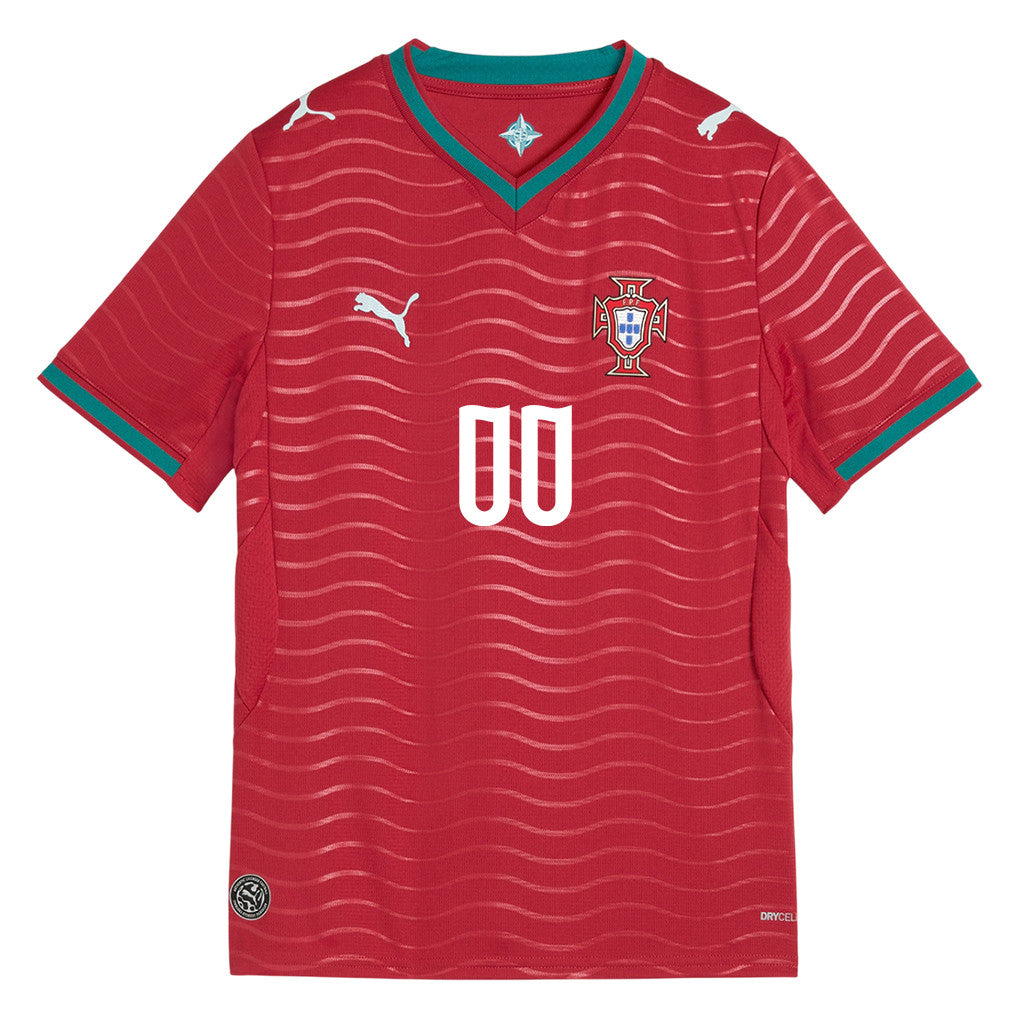 Portugal National Team 2026 Youth Home Jersey - Personalized - Red