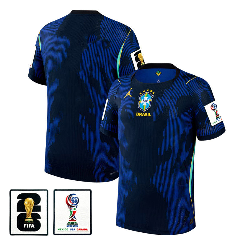 Brazil National Team 2026 x World Cup Patch Away Jersey - Blue, Men
