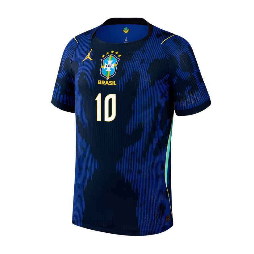 Ronaldinho 10 Legend Signature Brazil National Team 2026 Away Jersey - Blue, Men