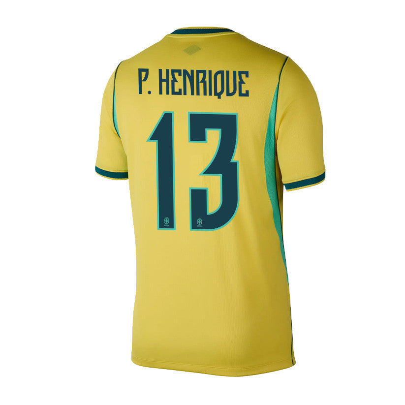 Paulo Henrique 13 Brazil National Team 2026 Home Jersey - Yellow, Men