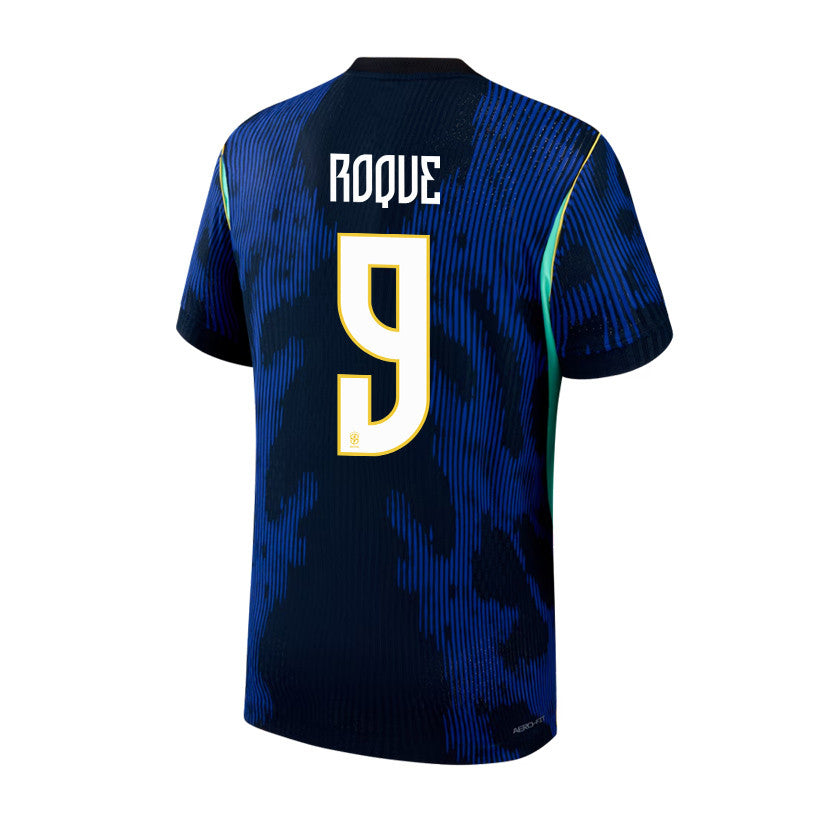 Vitor Roque 9 Brazil National Team 2026 Away Jersey - Blue, Men