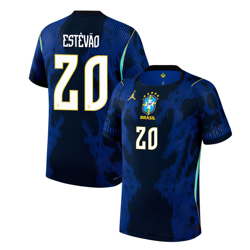 Estêvão 20 Brazil National Team 2026 Away Jersey - Blue, Men