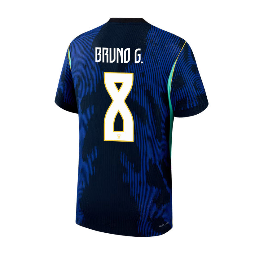 Bruno Guimarães 8 Brazil National Team 2026 Away Jersey - Blue, Men