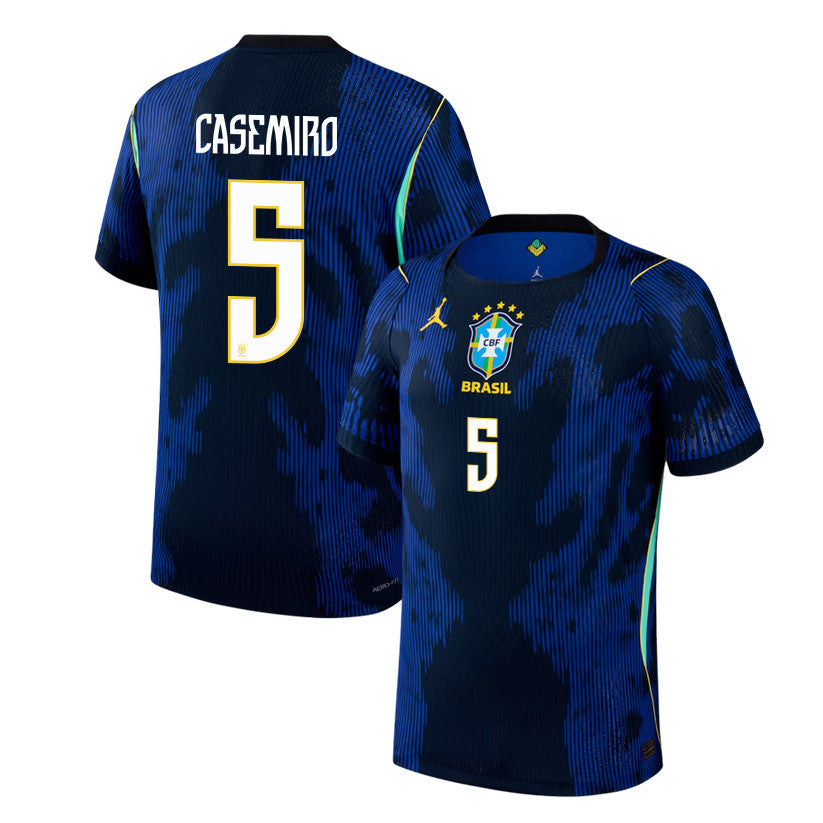 Casemiro 5 Brazil National Team 2026 Away Jersey - Blue, Men