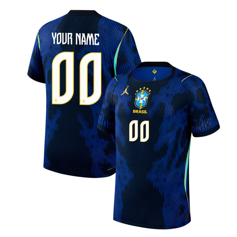 Brazil National Team 2026 Personalized Away Jersey - Blue, Men