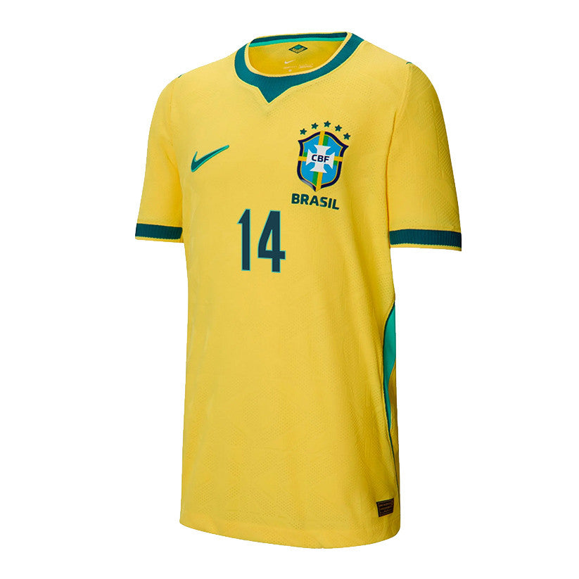 Fabrício Bruno 14 Youth Brazil National Team 2026 Home Jersey - Yellow
