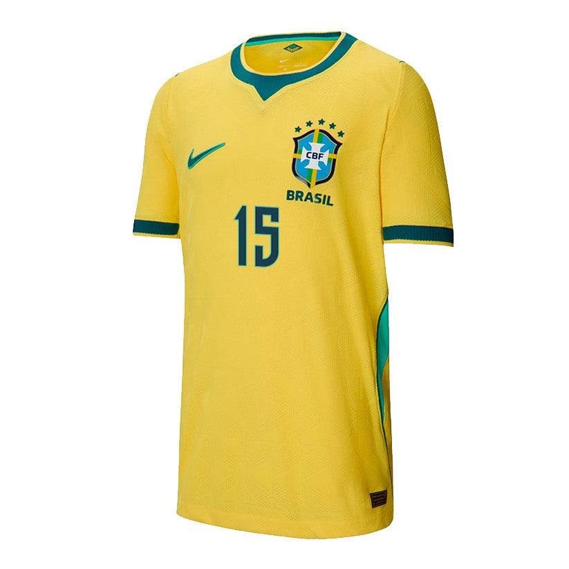 Fabinho 15 Youth Brazil National Team 2026 Home Jersey - Yellow