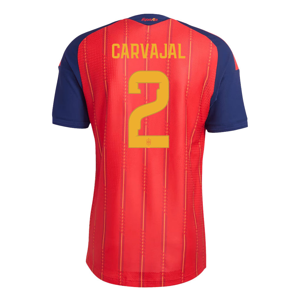 Dani Carvajal 2 Spain National Team 2026 Home Jersey - Red, Men