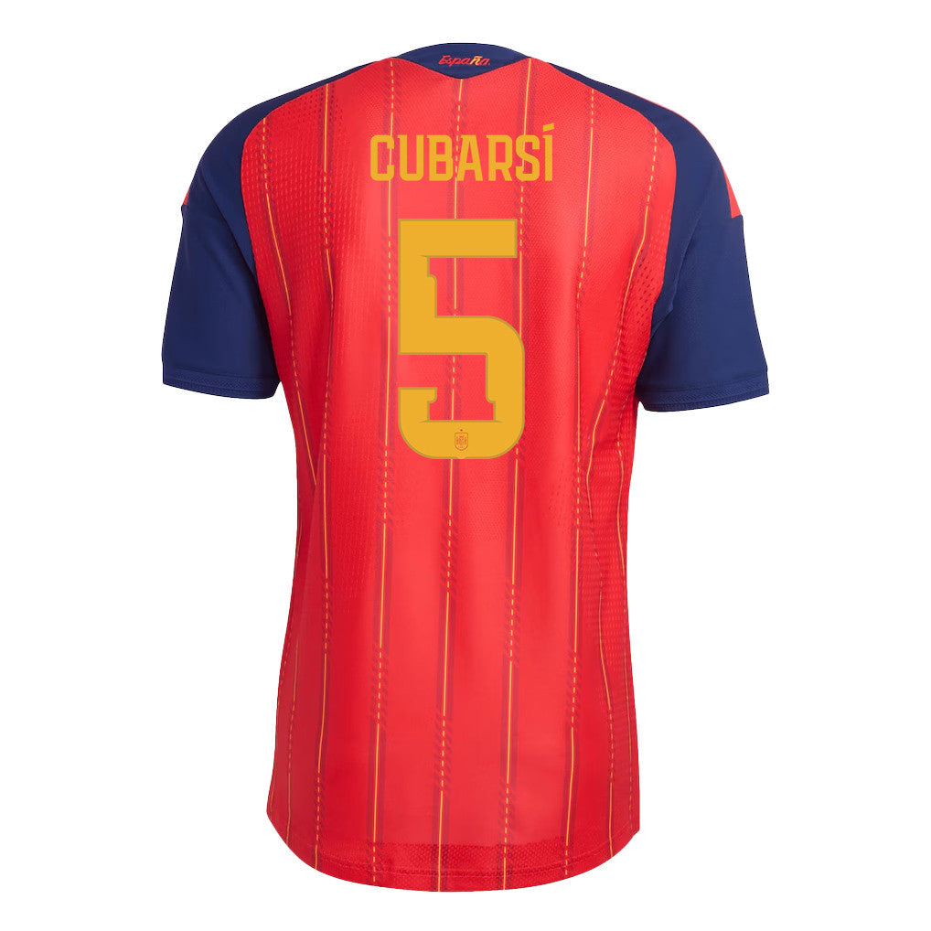 Pau Cubarsí 5 Spain National Team 2026 Home Jersey - Red, Men