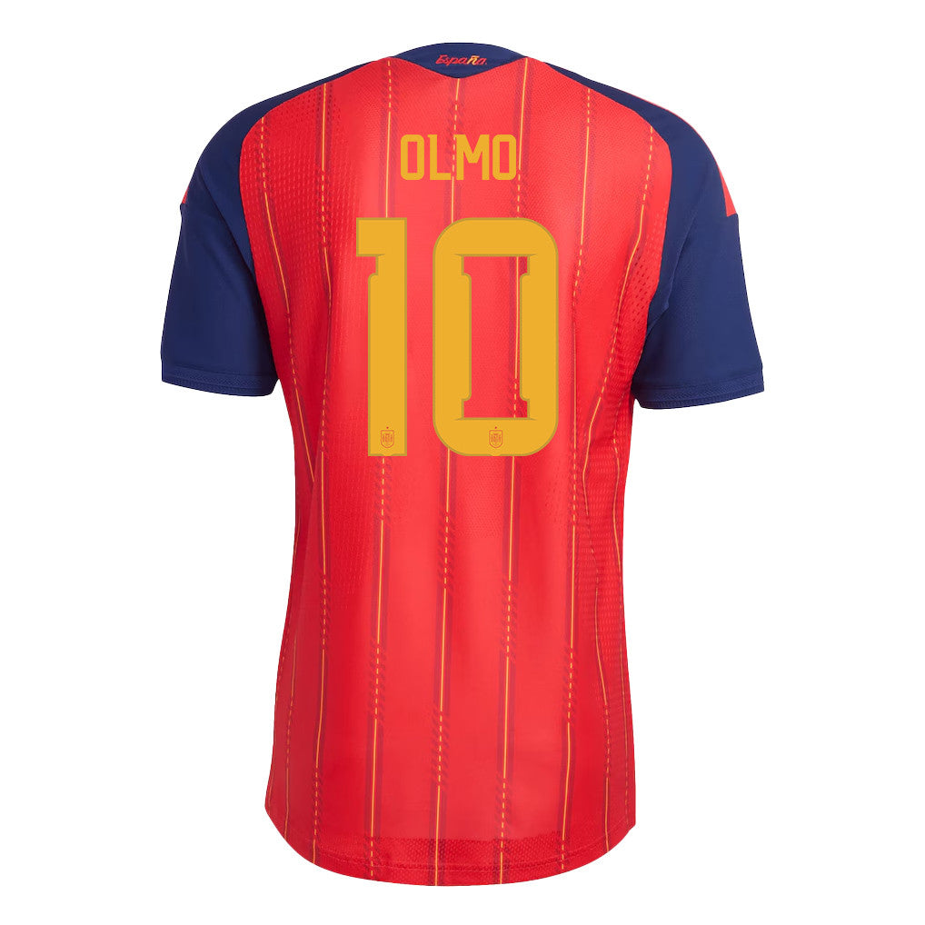 Dani Olmo 10 Spain National Team 2026 Home Jersey - Red, Men