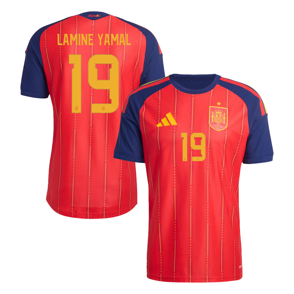 Lamine Yamal 19 Spain National Team 2026 Home Jersey - Red, Men