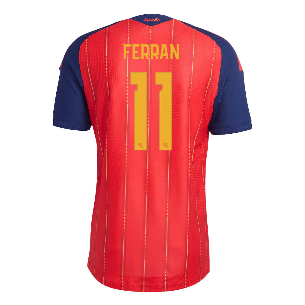 Ferran Torres 11 Spain National Team 2026 Home Jersey - Red, Men