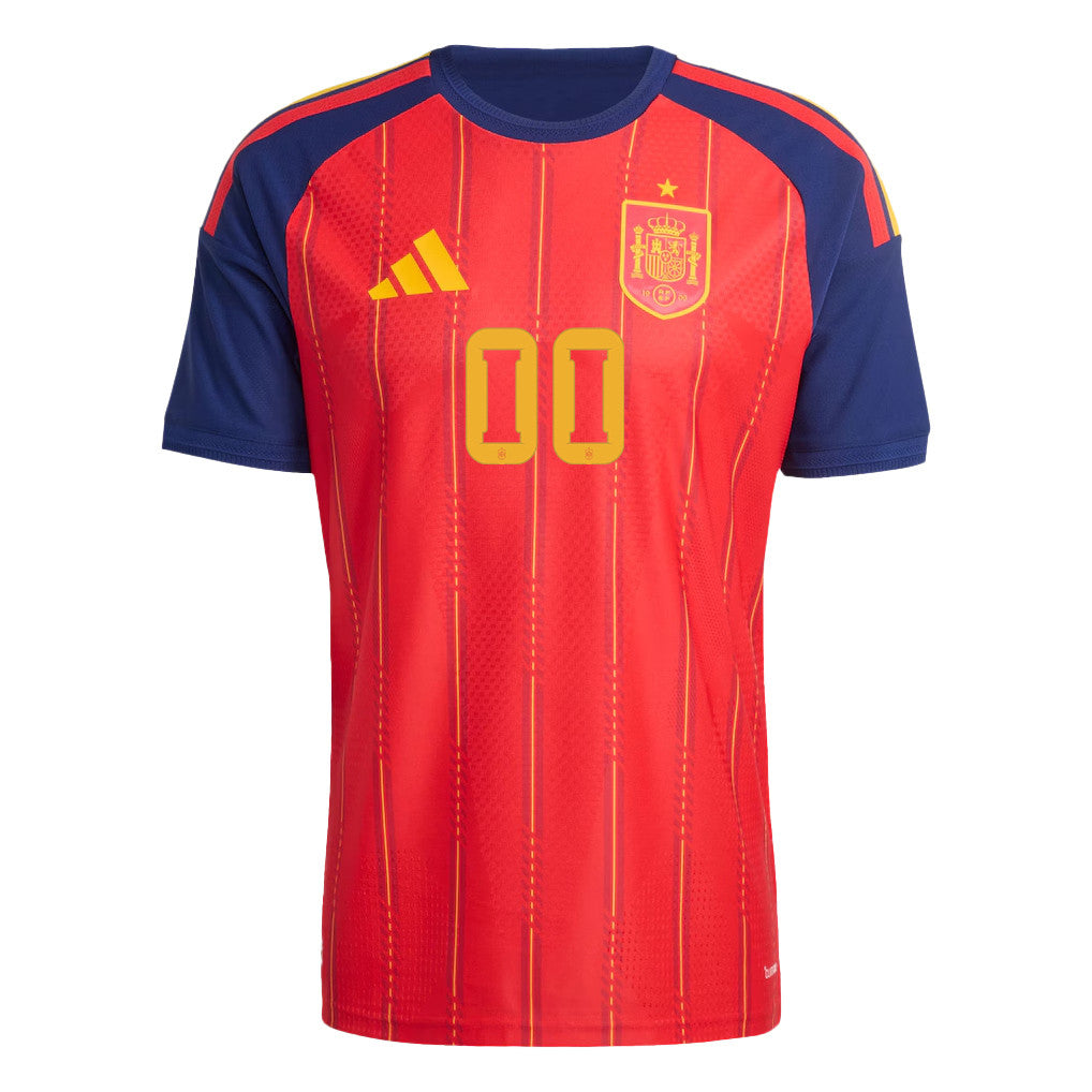 Spain National Team 2026 Personalized Home Jersey - Red, Men