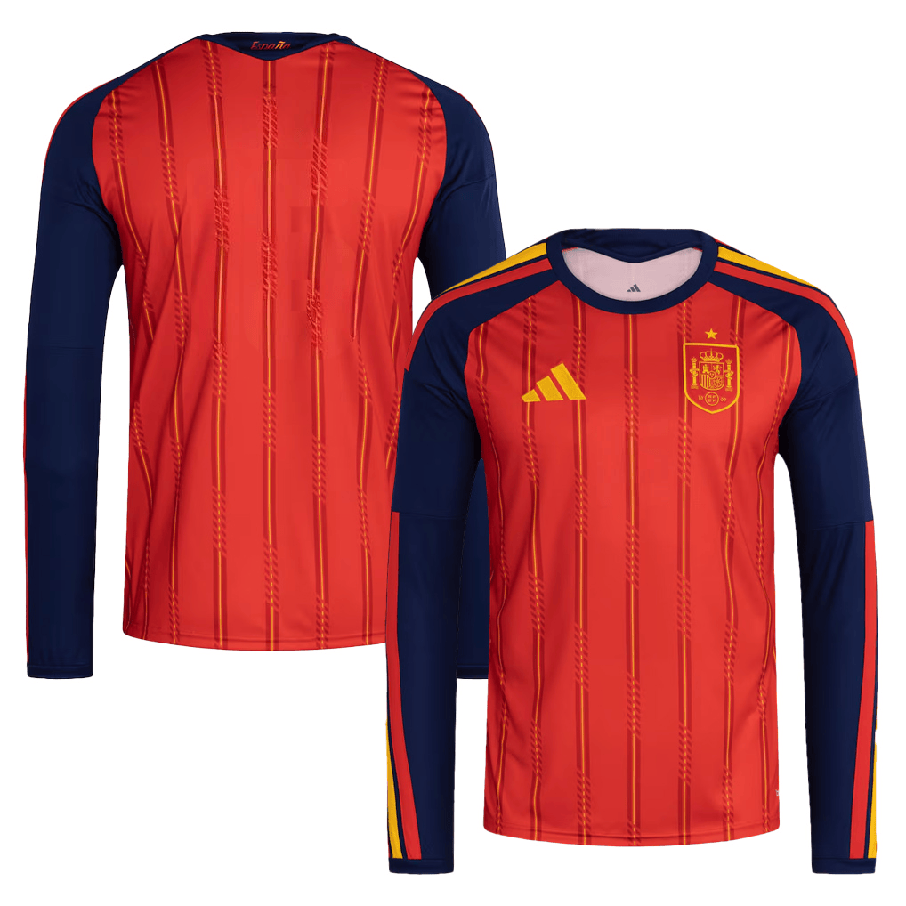 Spain National Team 2026 Home Long Sleeve Jersey - Red