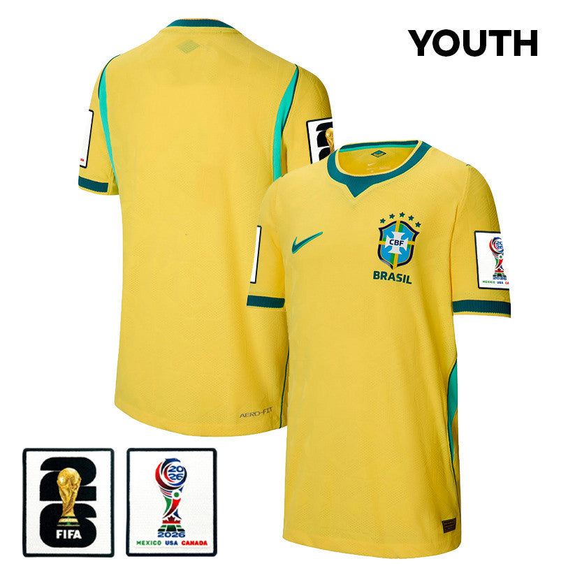 Brazil National Team 2026 Youth Home Jersey - Yellow