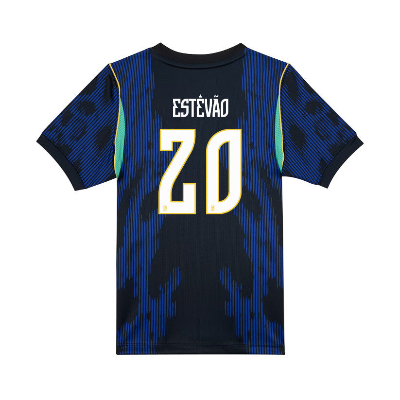 Estêvão 20 Brazil National Team 2026 Youth Away Jersey - Blue