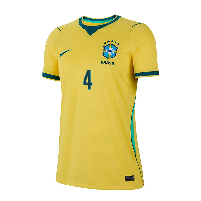 Marquinhos 4 Women's Brazil National Team 2026 Home Jersey - Yellow