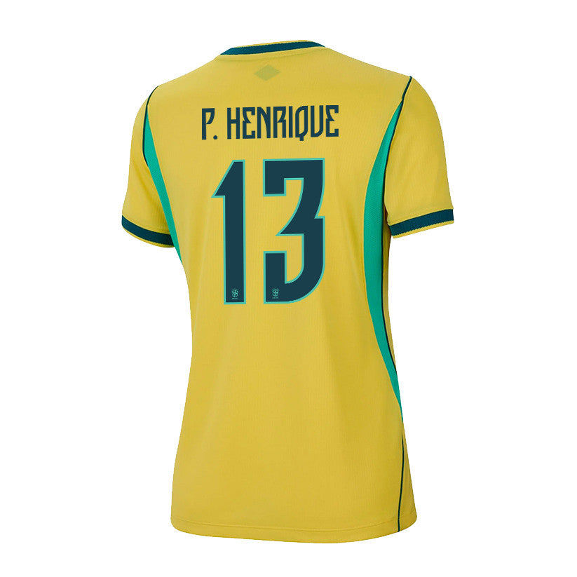 Paulo Henrique 13 Women's Brazil National Team 2026 Home Jersey - Yellow