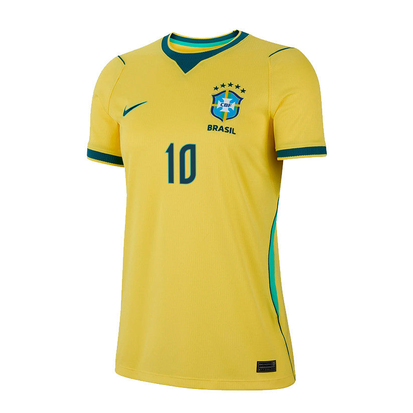 Rodrygo 10 Women's Brazil National Team 2026 Home Jersey - Yellow