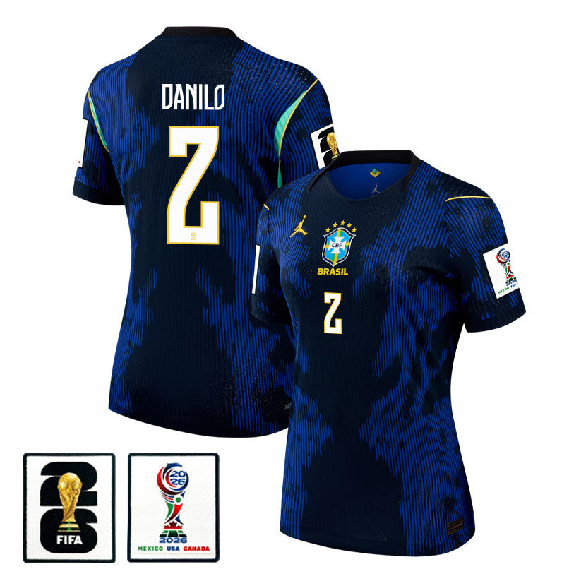 Danilo 2 Women's Brazil National Team 2026 Away Jersey - Blue