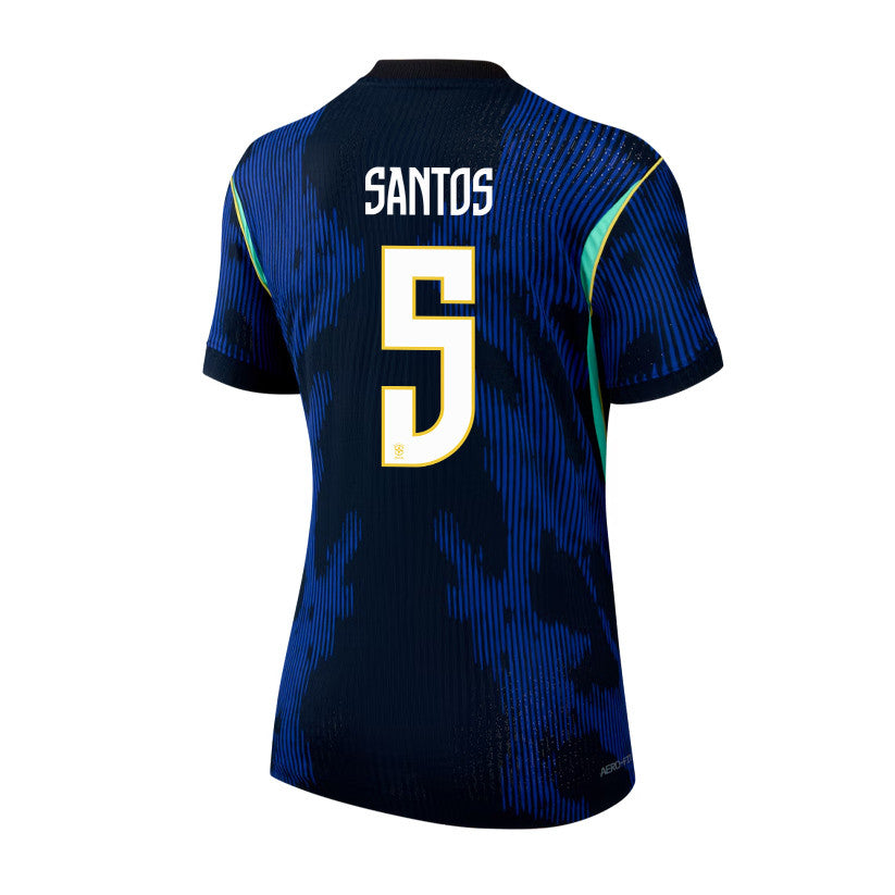 Andrey Santos 5 Women's Brazil National Team 2026 Away Jersey - Blue