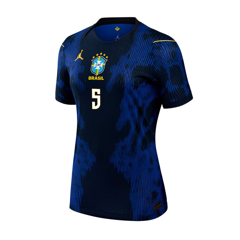 Andrey Santos 5 Women's Brazil National Team 2026 Away Jersey - Blue