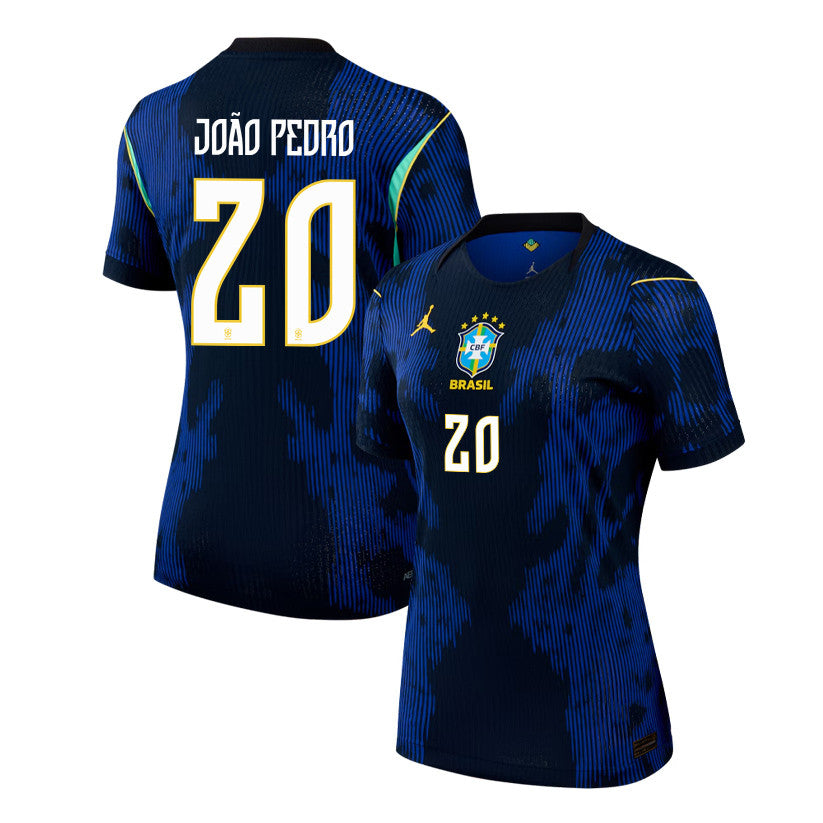 João Pedro 20 Women's Brazil National Team 2026 Away Jersey - Blue
