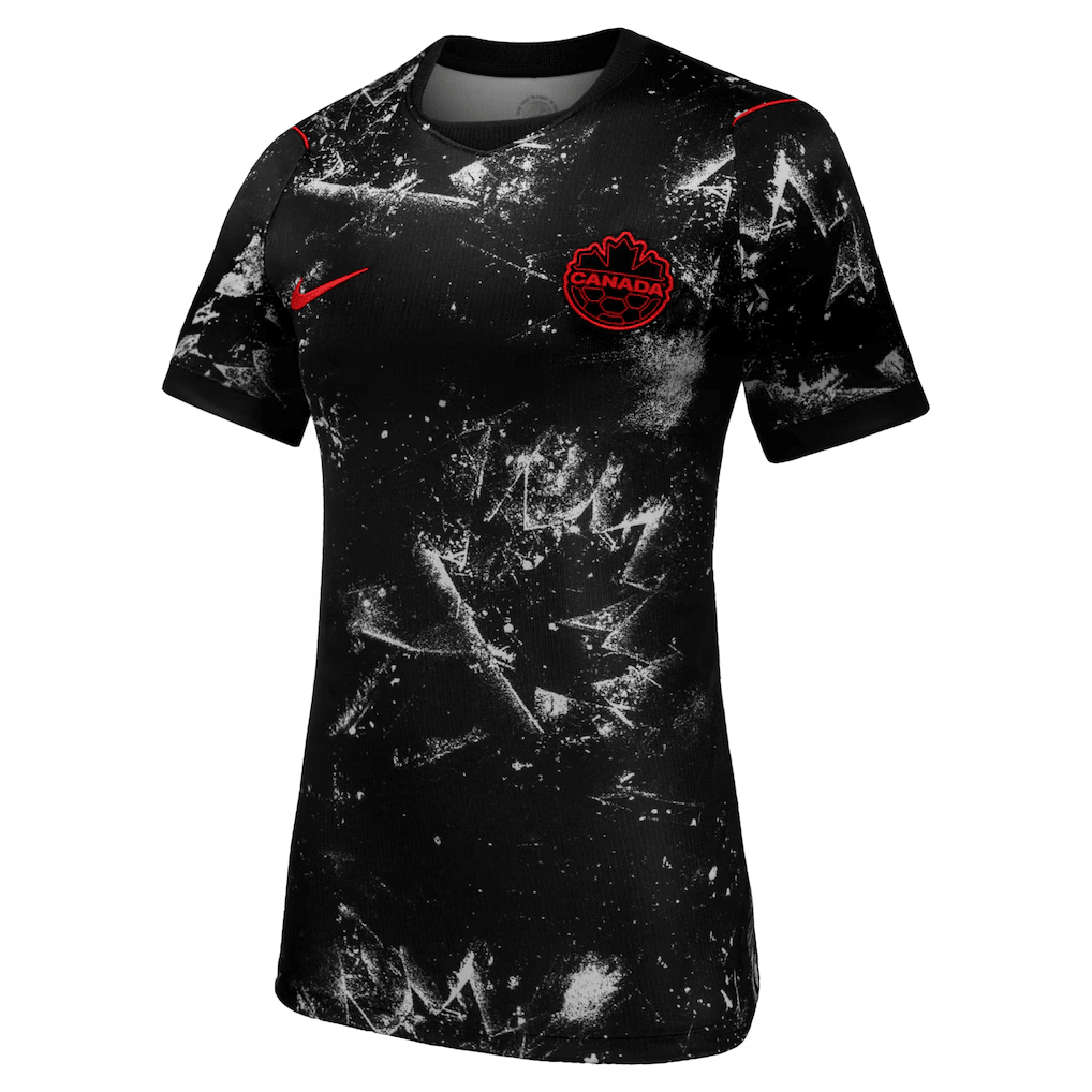 Canada National Team 2026 Women's Away Jersey - Black