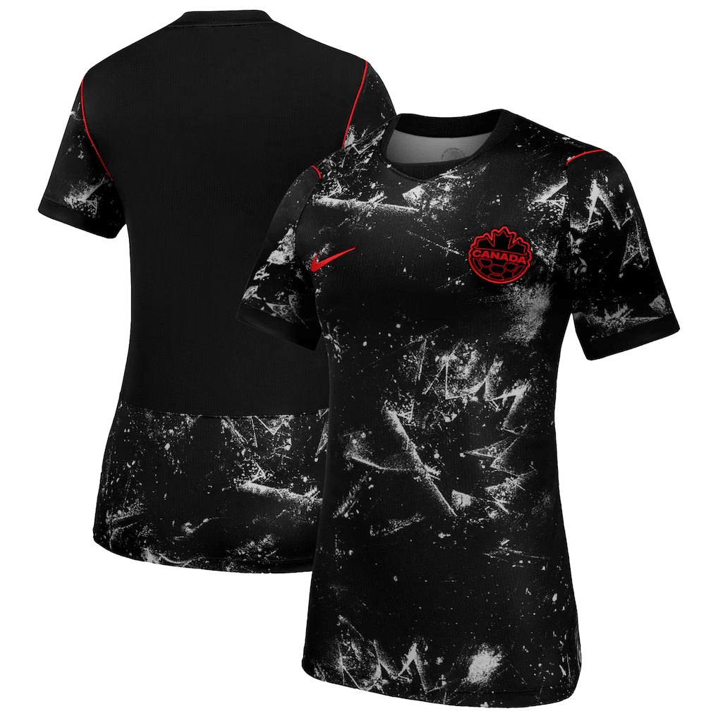 Canada National Team 2026 Women's Away Jersey - Black