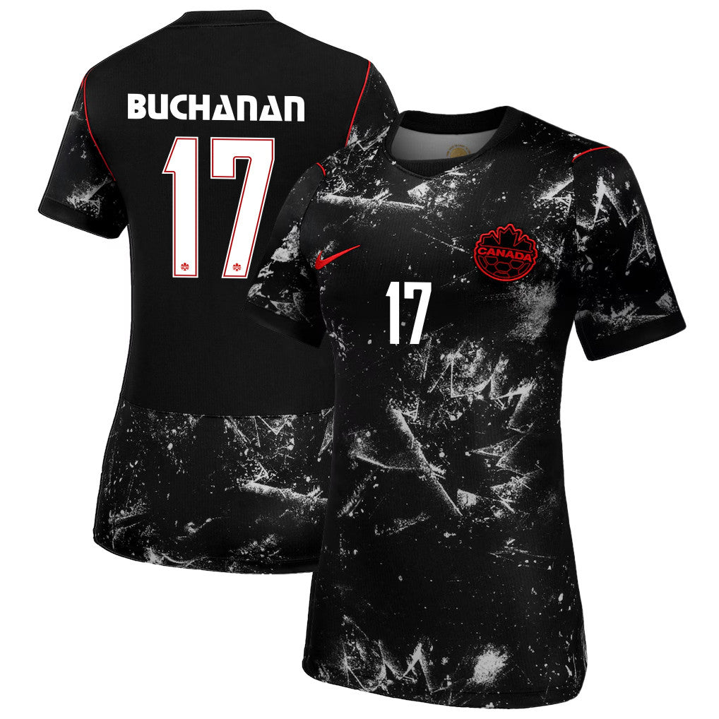 Kadeisha Buchanan 17 Women's Canada National Team 2026 Away Jersey - Black