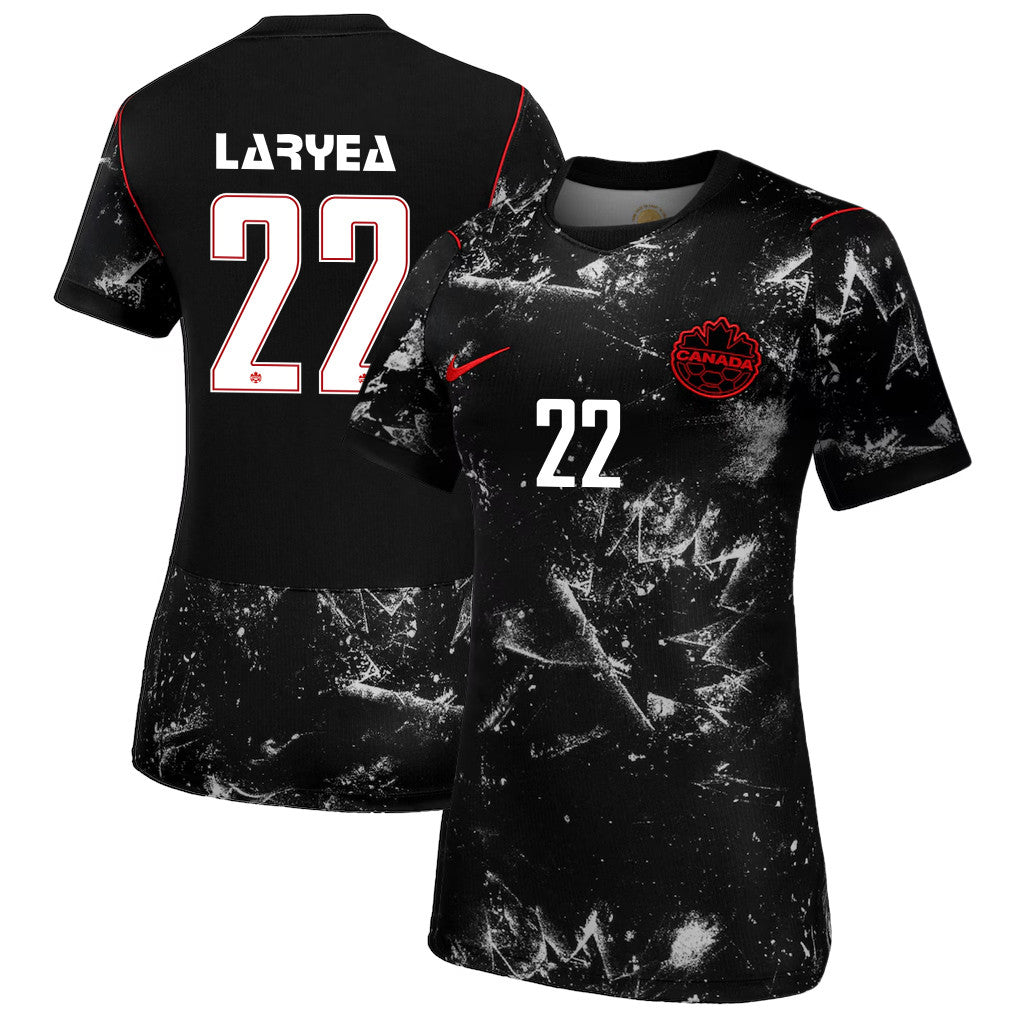 Richie Laryea 22 Women's Canada National Team 2026 Away Jersey - Black