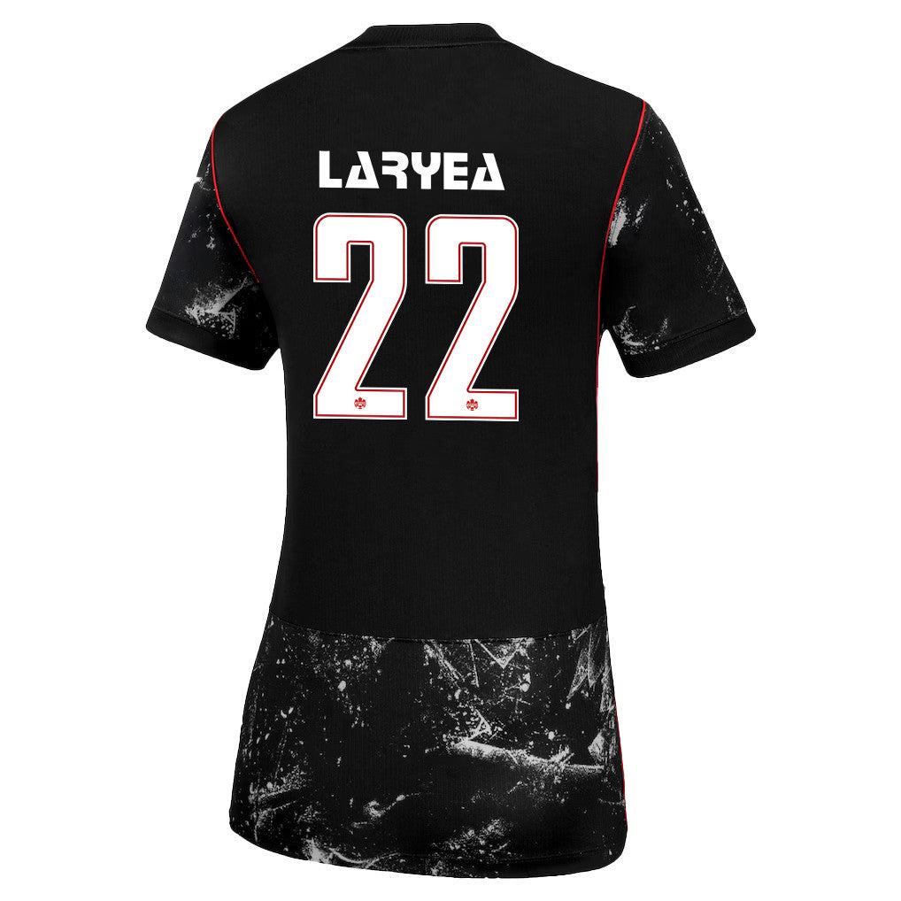 Richie Laryea 22 Women's Canada National Team 2026 Away Jersey - Black