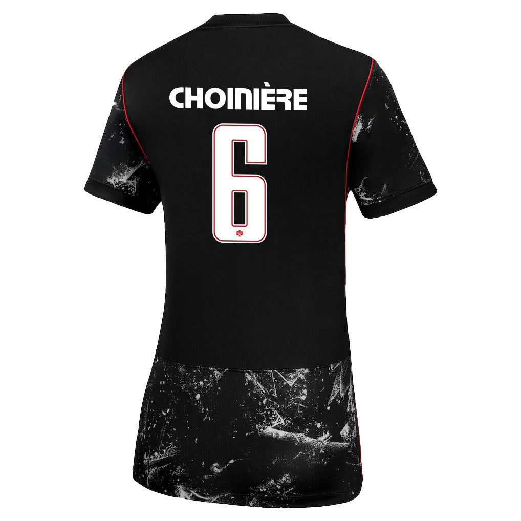 Mathieu Choinière 6 Women's Canada National Team 2026 Away Jersey - Black